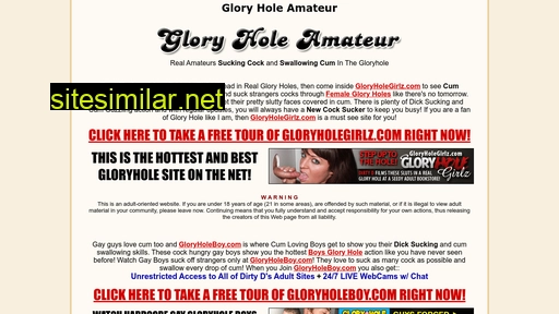 gloryholeamateur.com alternative sites