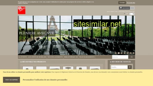 gl-events-mobilier.com alternative sites