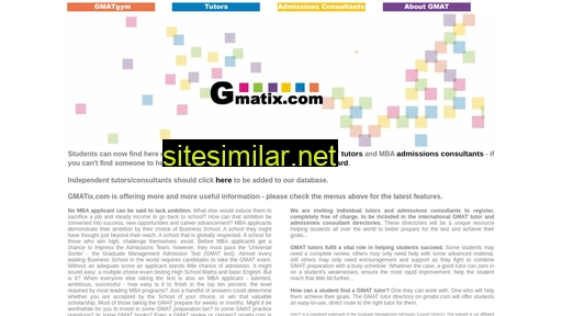 gmatix.com alternative sites