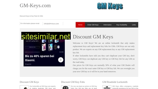 gm-keys.com alternative sites