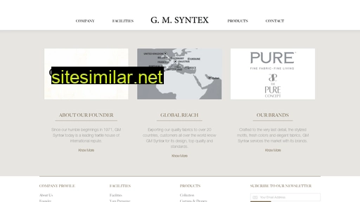 gmsyntex.com alternative sites