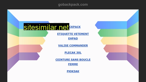 gobackpack.com alternative sites