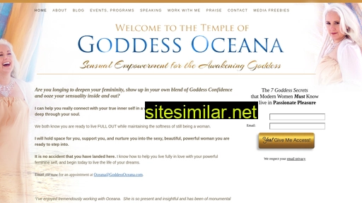 goddessoceana.com alternative sites