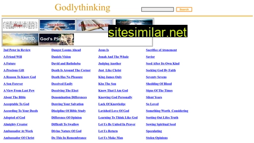 Godlythinking similar sites
