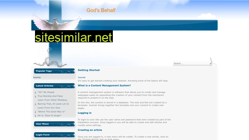godsbehalf.com alternative sites
