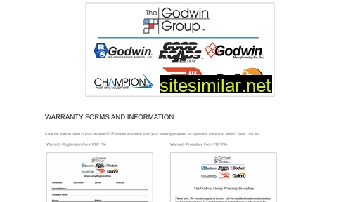 Godwinwarranty similar sites