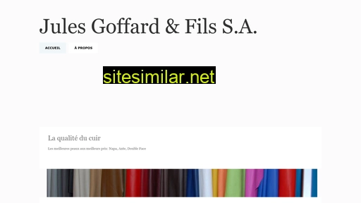 Goffard similar sites