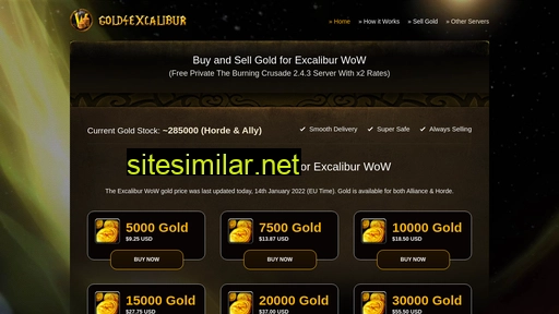gold4excalibur.com alternative sites