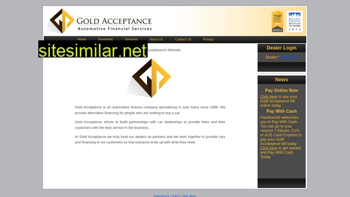 goldacceptance.com alternative sites
