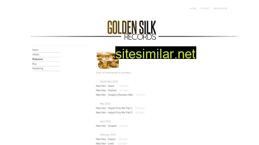 goldensilkrecords.com alternative sites