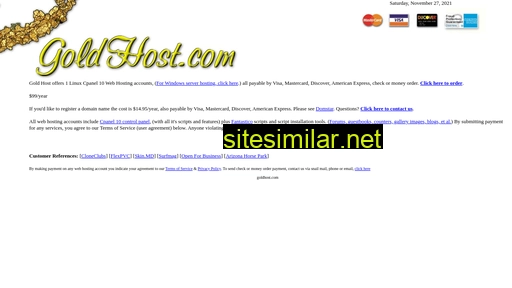 goldhost.com alternative sites