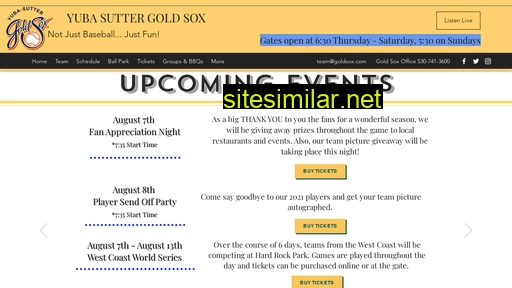 goldsox.com alternative sites