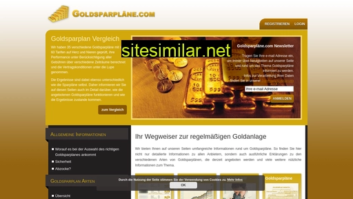 goldsparplaene.com alternative sites