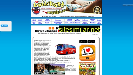 goldstrand-partyurlaub.com alternative sites