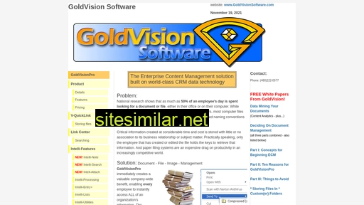 Goldvisionsoftware similar sites