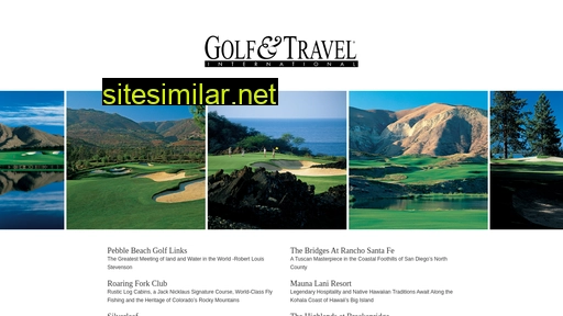 Golfandtravel similar sites