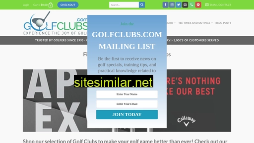 golfclubs.com alternative sites