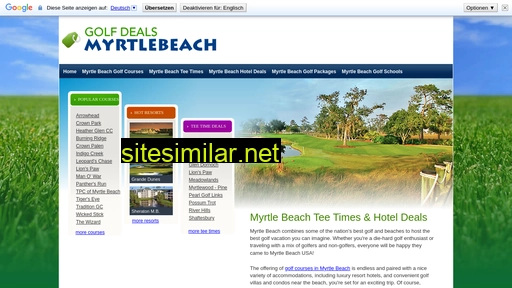 golfdealsmyrtlebeach.com alternative sites