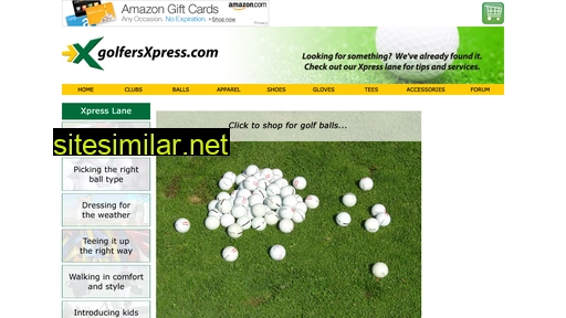 golfersxpress.com alternative sites