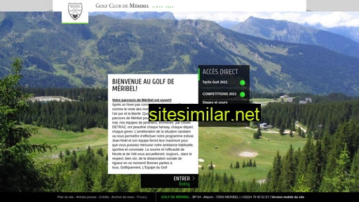 golf-meribel.com alternative sites