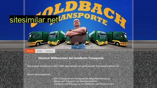 Goldbach-transporte similar sites