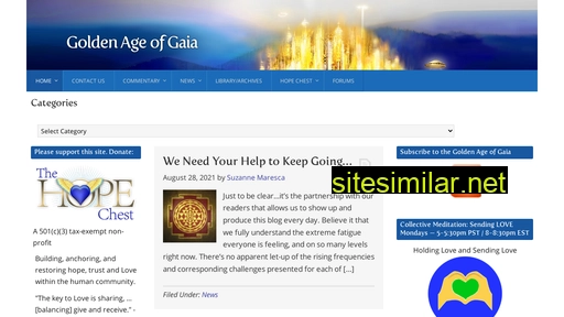 goldenageofgaia.com alternative sites