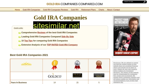 goldiracompaniescompared.com alternative sites