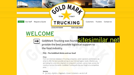 goldmarktrucking.com alternative sites