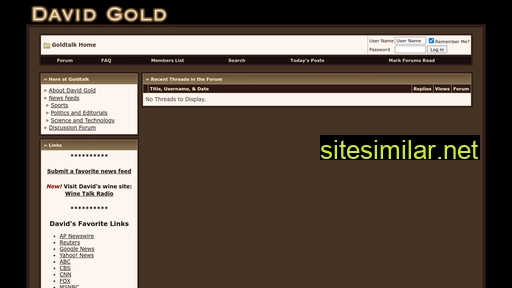 Goldtalk similar sites