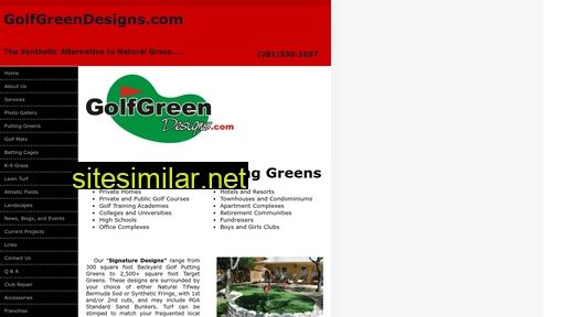 golfgreendesigns.com alternative sites