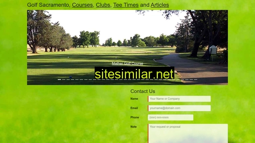 golfsacramento.com alternative sites