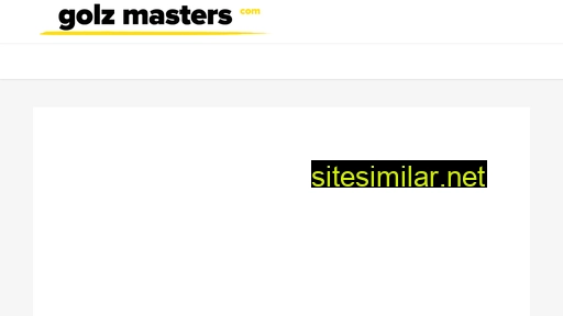 golzmasters.com alternative sites