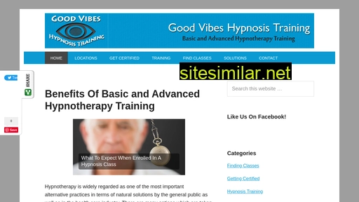 goodvibeshypnosistraining.com alternative sites
