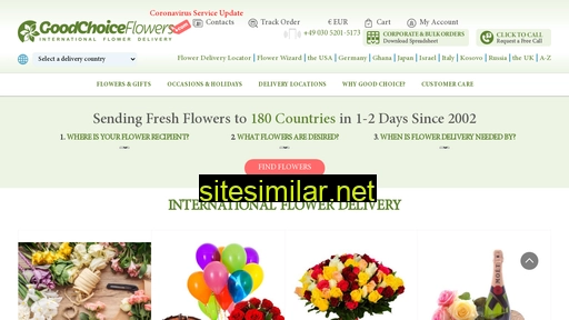 Goodchoiceflowers similar sites
