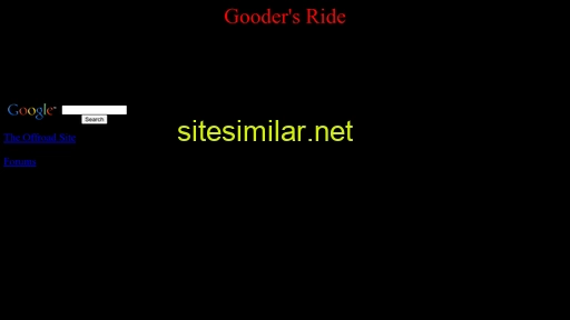 goodersride.com alternative sites