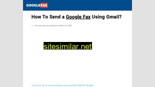 googlefax.com alternative sites
