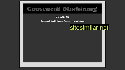 gooseneckmachining.com alternative sites