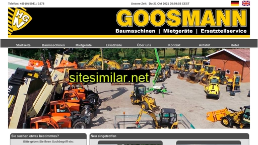 goosmann-baumaschinen.com alternative sites