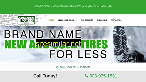 go-green-tires.com alternative sites