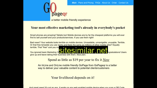 gopageqr.com alternative sites