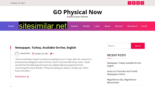 gophysicalnow.com alternative sites