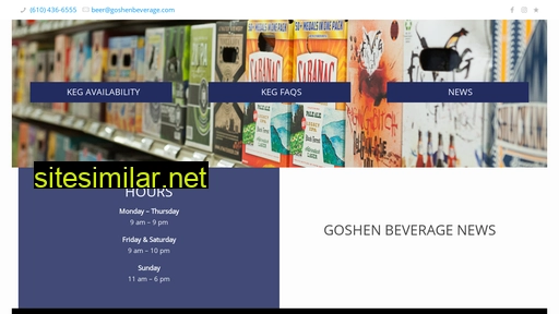 goshenbeverage.com alternative sites