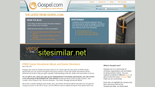 gospel.com alternative sites
