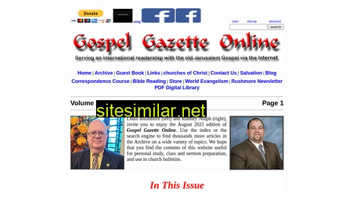 gospelgazette.com alternative sites