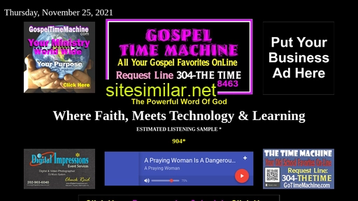 Gospeltimemachine similar sites