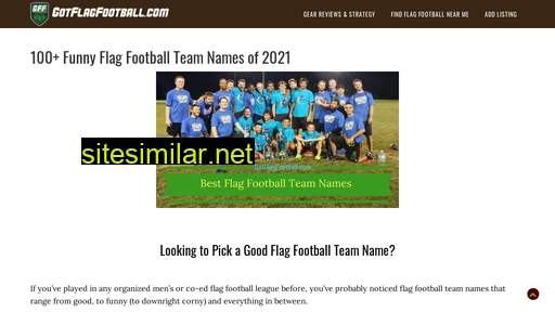 gotflagfootball.com alternative sites