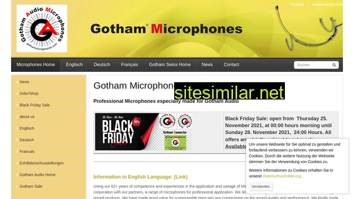 gothammicrophones.com alternative sites