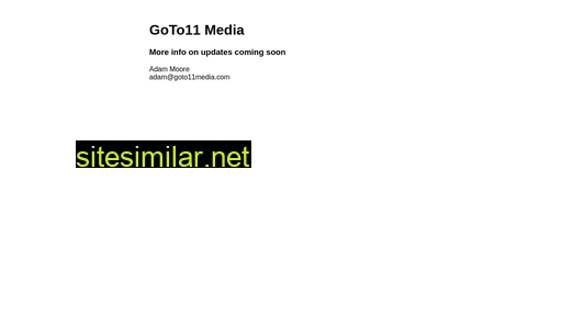 goto11media.com alternative sites