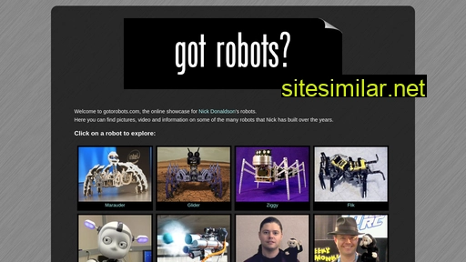 Gotrobots similar sites