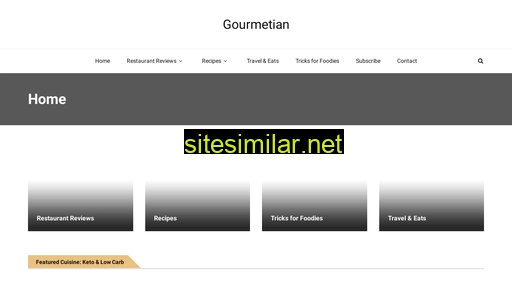 gourmetian.com alternative sites